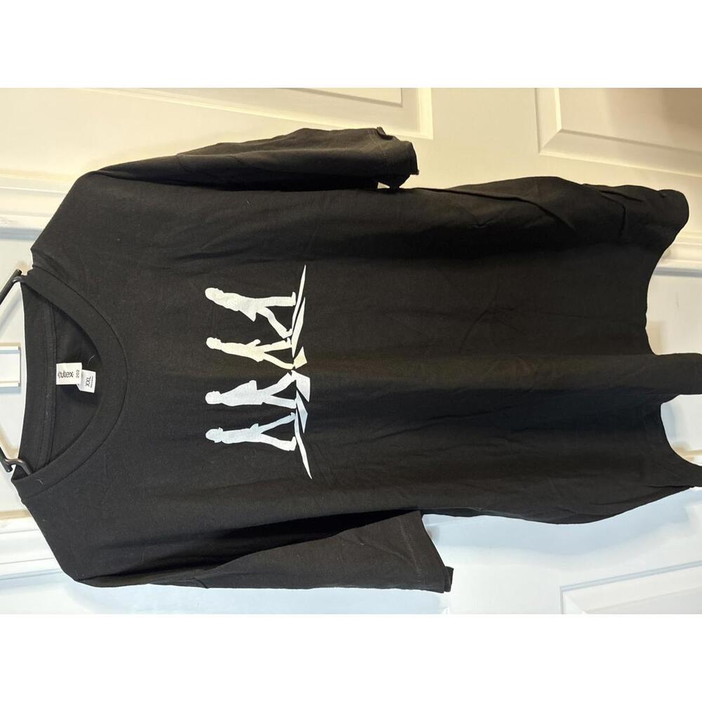 Tultex Black Graphic Beatles T-Shirt Size XXL 345
